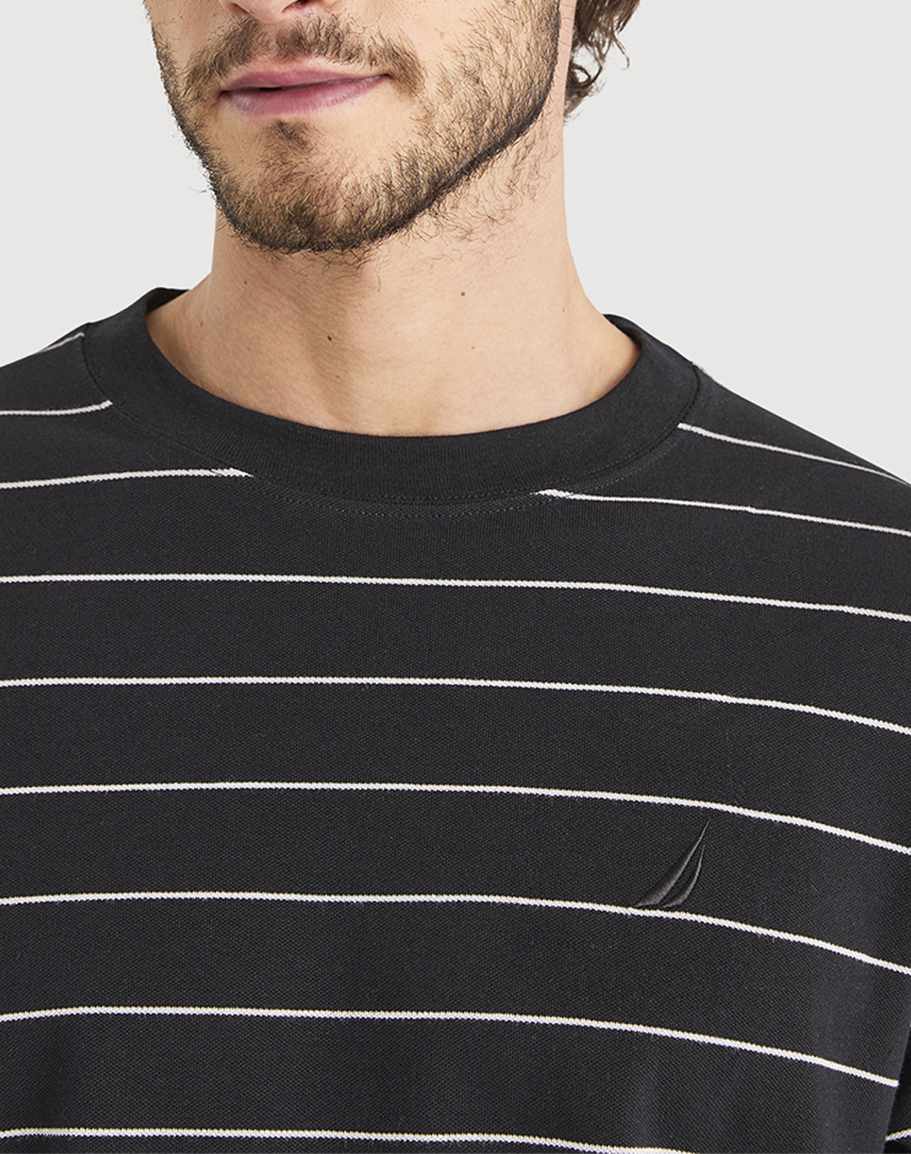 Nautica Μπλούζα T-Shirt Κμ Bahai 3Ncn1V04308-011 Black ανδρικά ρούχα μπλούζες Politikos Shop Πολιτικός