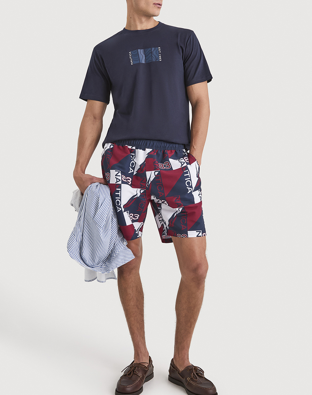 Nautica Μπλούζα T-Shirt Κμ Parrett 3Ncn1V04026-459 Navyblue ανδρικά ρούχα μπλούζες Politikos Shop Πολιτικός