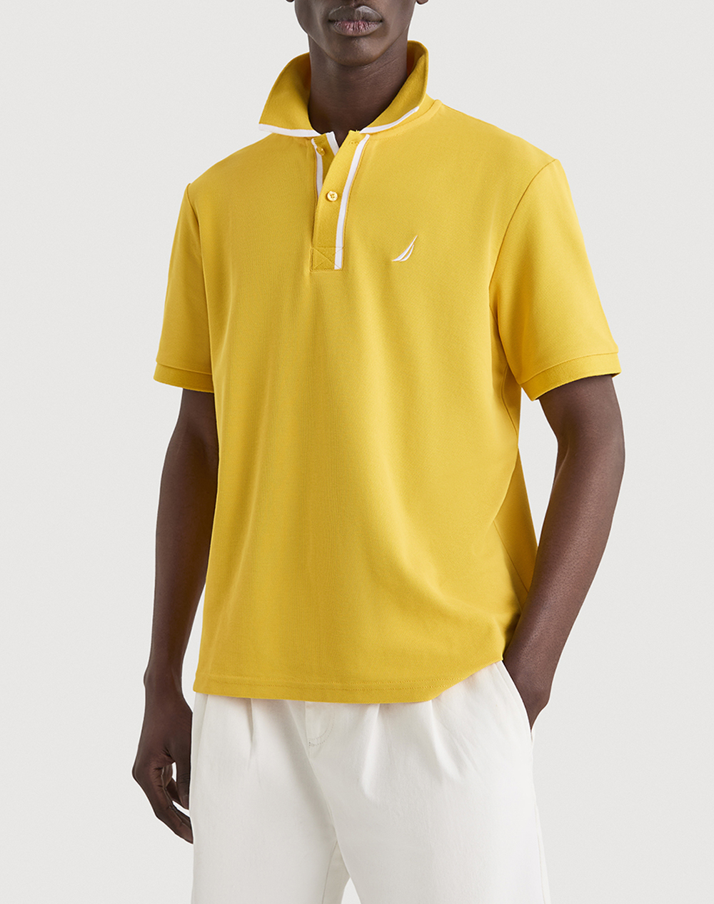 NAUTICA ΜΠΛΟΥΖΑ ΠΟΛΟ ΚΜ Pelagia Polo Shirt 3NCN1V03946-606 Yellow