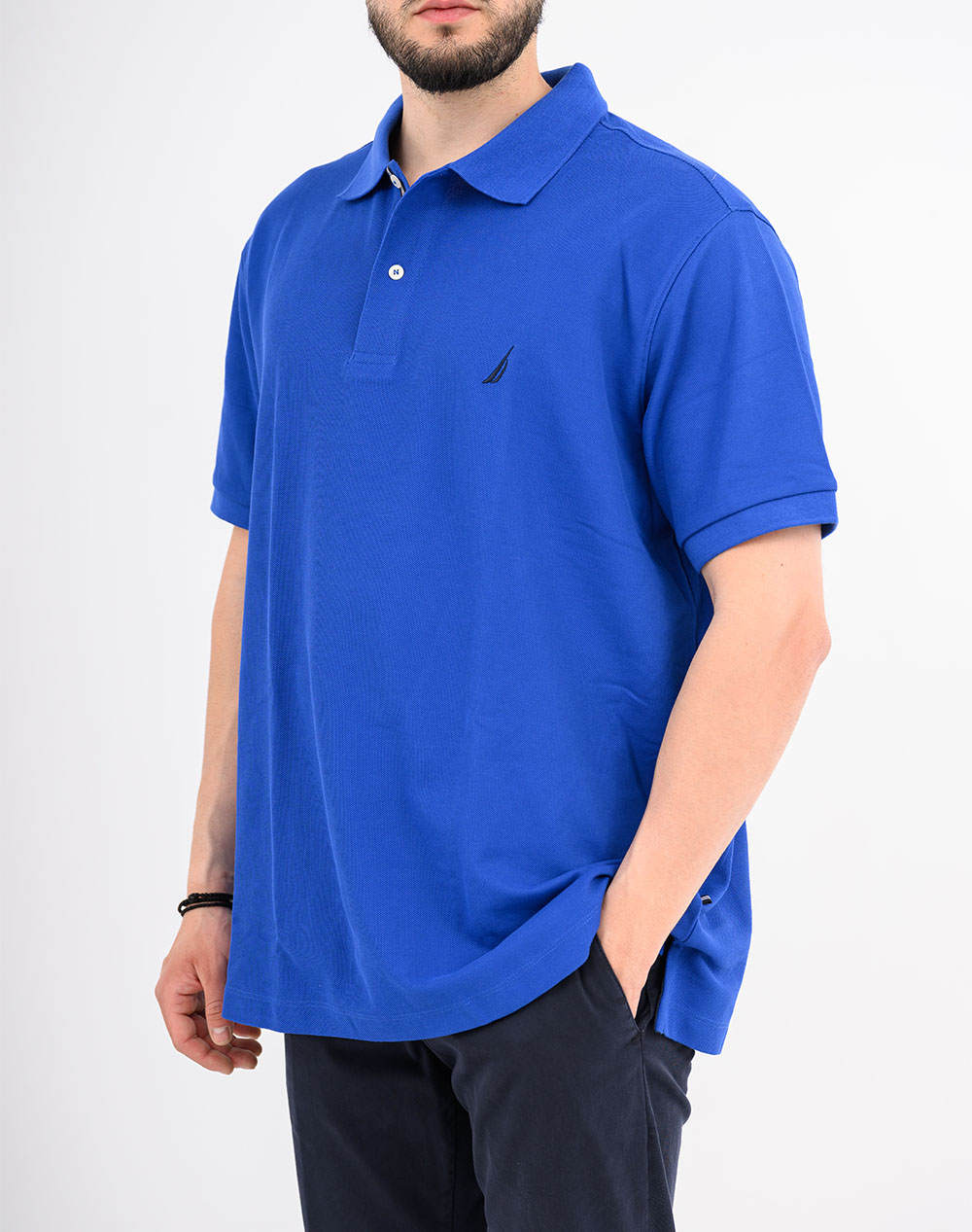 Nautica Μπλούζα Πολο Κμ Cabin B T Polo Shirt 3Ncn1Cr0125-408 Blue ανδρικά ρούχα μπλούζες Politikos Shop Πολιτικός