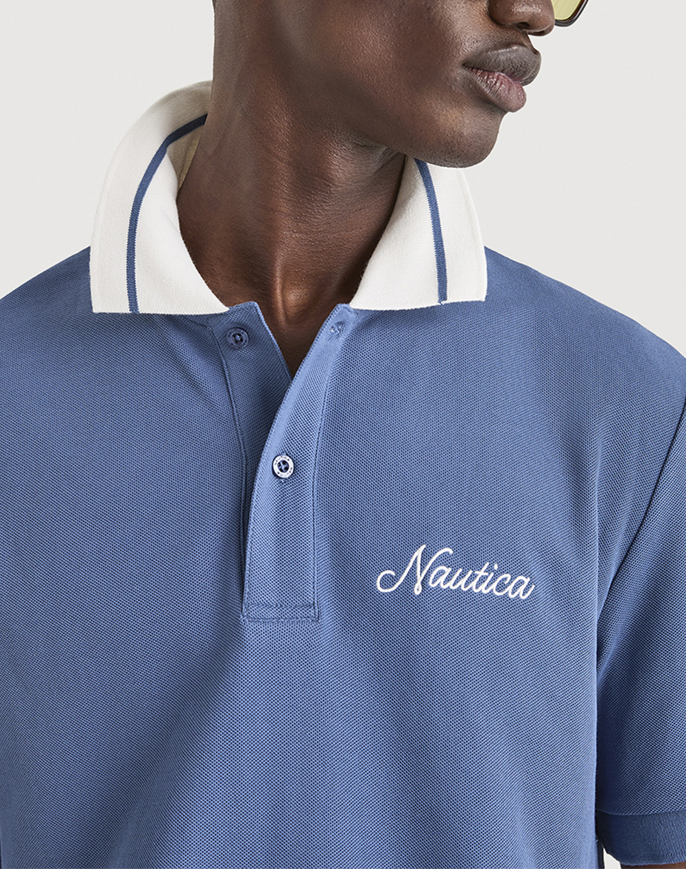 Nautica Μπλούζα Πολο Κμ Galeon Polo Shirt 3Ncn1V03983-456 Blue ανδρικά ρούχα μπλούζες Politikos Shop Πολιτικός