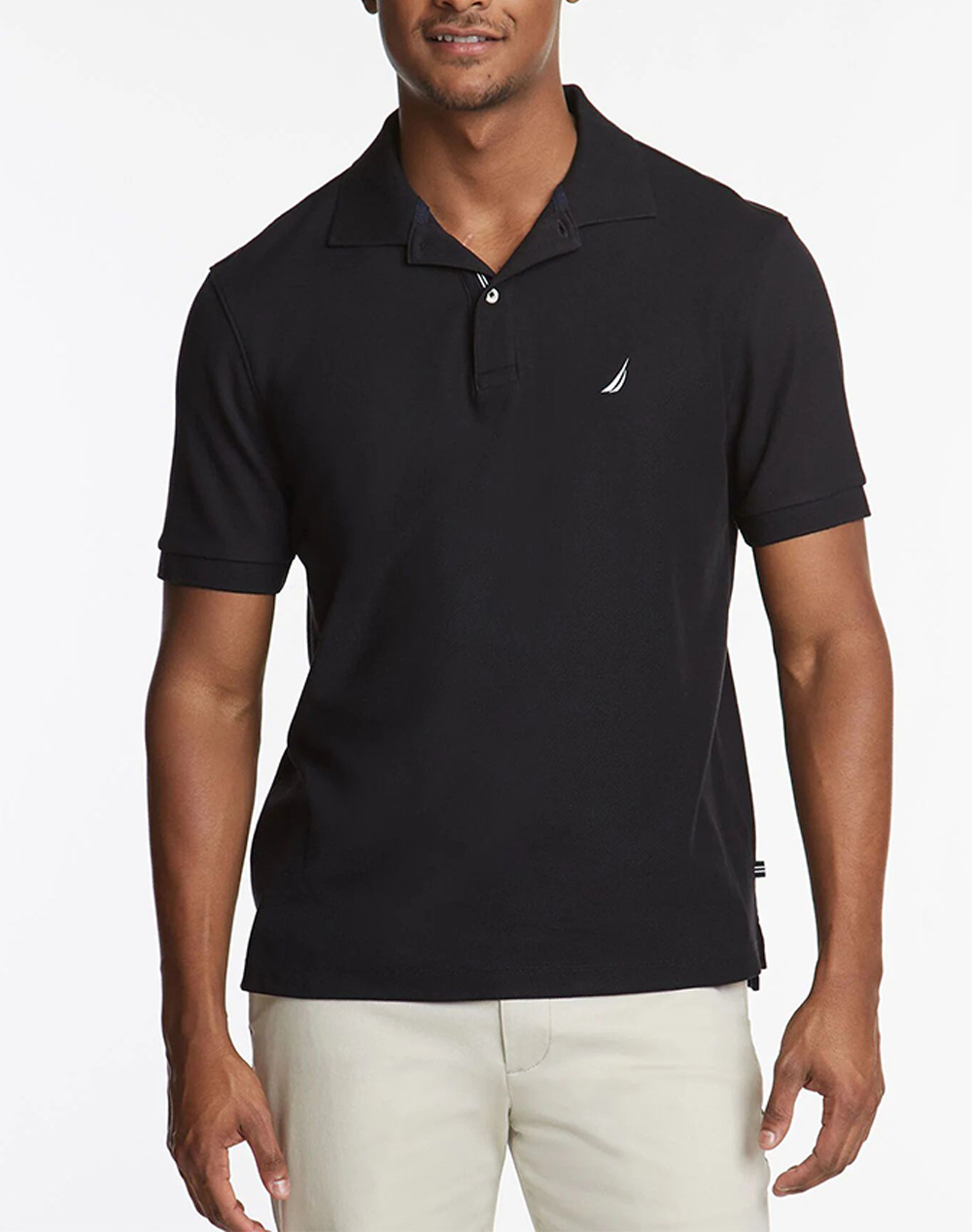NAUTICA ΜΠΛΟΥΖΑ ΠΟΛΟ ΚΜ Cabin Polo Shirt 3NCN1CR0110-011 Black