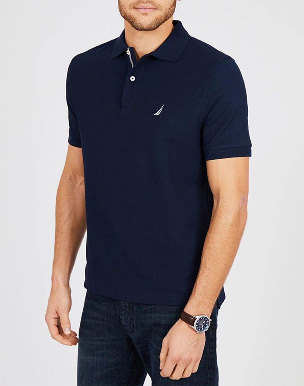 NAUTICA ΜΠΛΟΥΖΑ ΠΟΛΟ ΚΜ Cabin Polo Shirt 3NCN1CR0110-459 DarkBlue