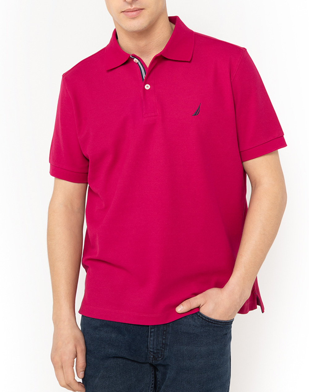 NAUTICA ΜΠΛΟΥΖΑ ΠΟΛΟ ΚΜ Cabin Polo Shirt 3NCN1CR0110-804 Fuchsia