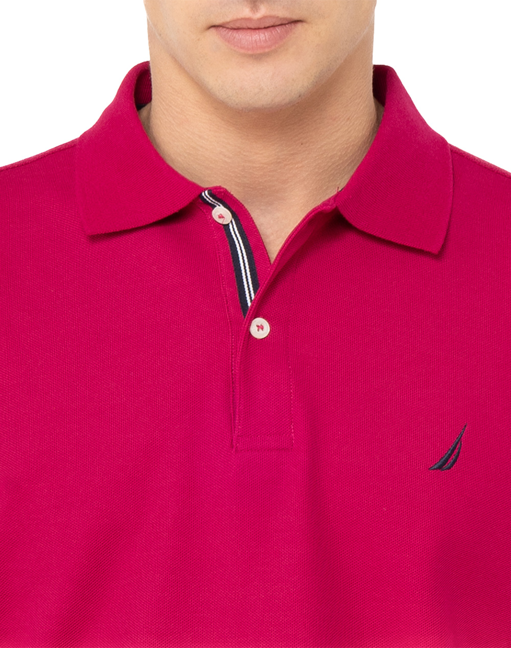 Nautica Μπλούζα Πολο Κμ Cabin Polo Shirt 3Ncn1Cr0110-804 Fuchsia ανδρικά ρούχα μπλούζες Politikos Shop Πολιτικός