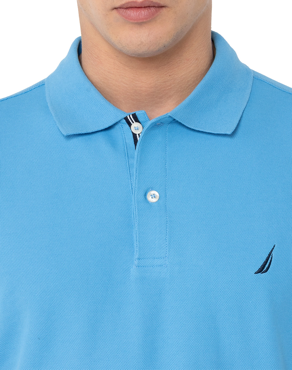Nautica Μπλούζα Πολο Κμ Cabin Polo Shirt 3Ncn1Cr0110-467 Lightblue ανδρικά ρούχα μπλούζες Politikos Shop Πολιτικός