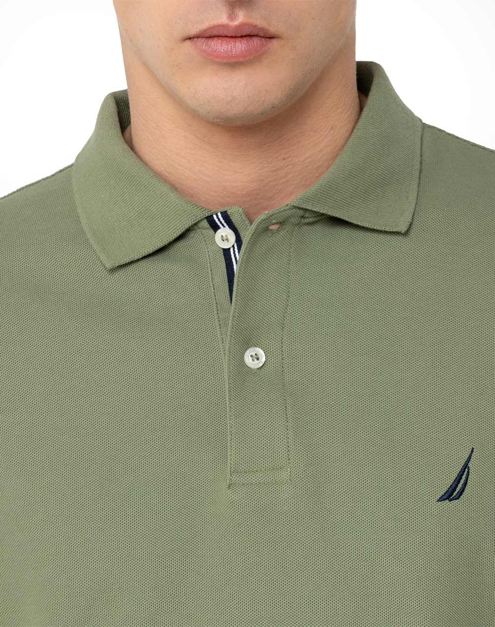 Nautica Μπλούζα Πολο Κμ Cabin Polo Shirt 3Ncn1Cr0110-514 Olive ανδρικά ρούχα μπλούζες Politikos Shop Πολιτικός