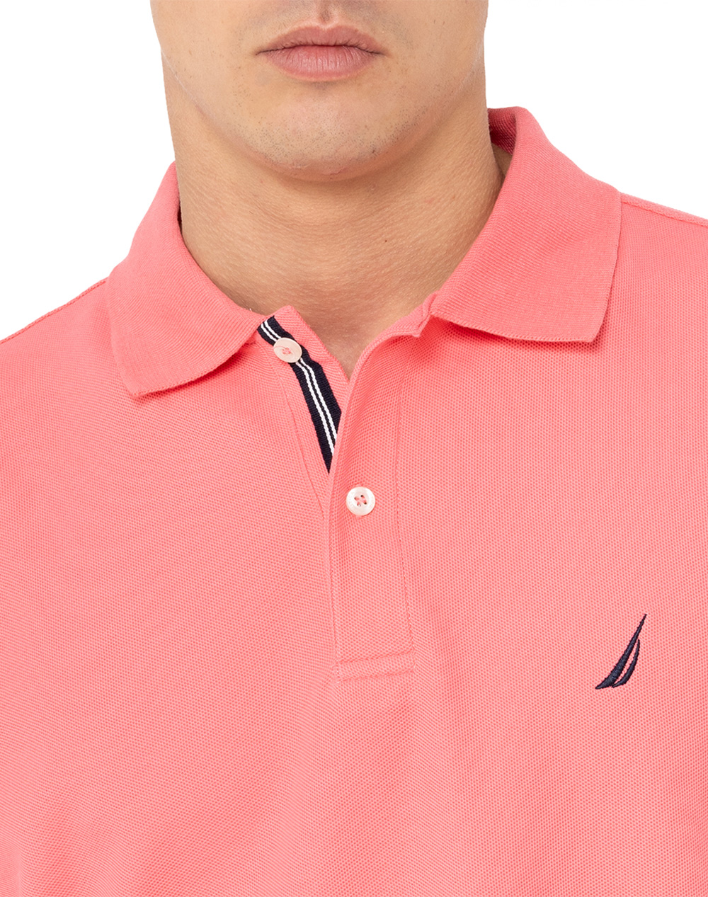 Nautica Μπλούζα Πολο Κμ Cabin Polo Shirt 3Ncn1Cr0110-706 Pink ανδρικά ρούχα μπλούζες Politikos Shop Πολιτικός