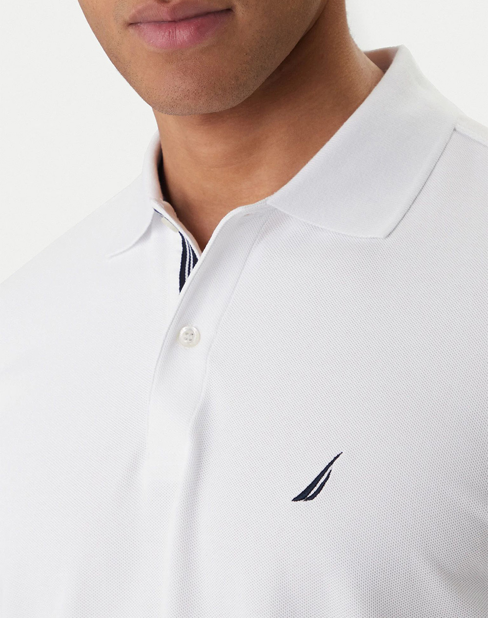 Nautica Μπλούζα Πολο Κμ Cabin Polo Shirt 3Ncn1Cr0110-908 White ανδρικά ρούχα μπλούζες Politikos Shop Πολιτικός