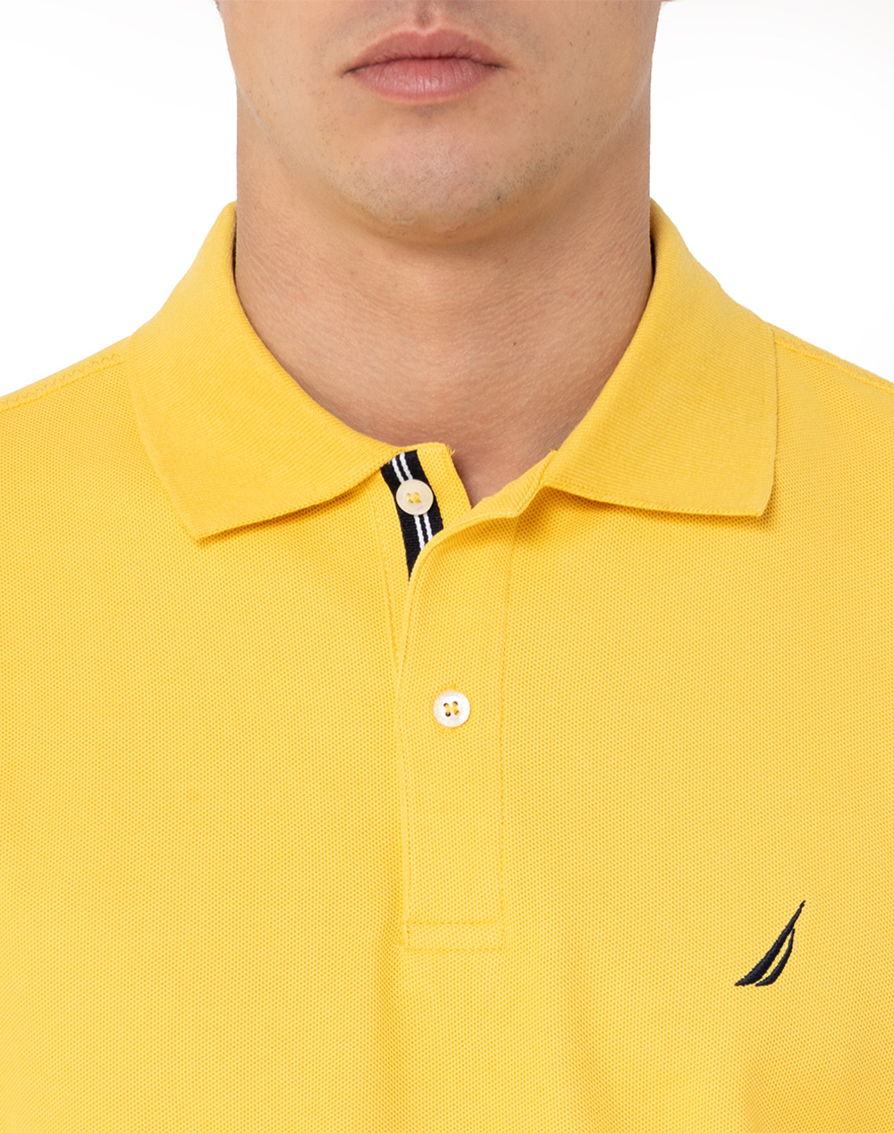 Nautica Μπλούζα Πολο Κμ Cabin Polo Shirt 3Ncn1Cr0110-609 Yellow ανδρικά ρούχα μπλούζες Politikos Shop Πολιτικός