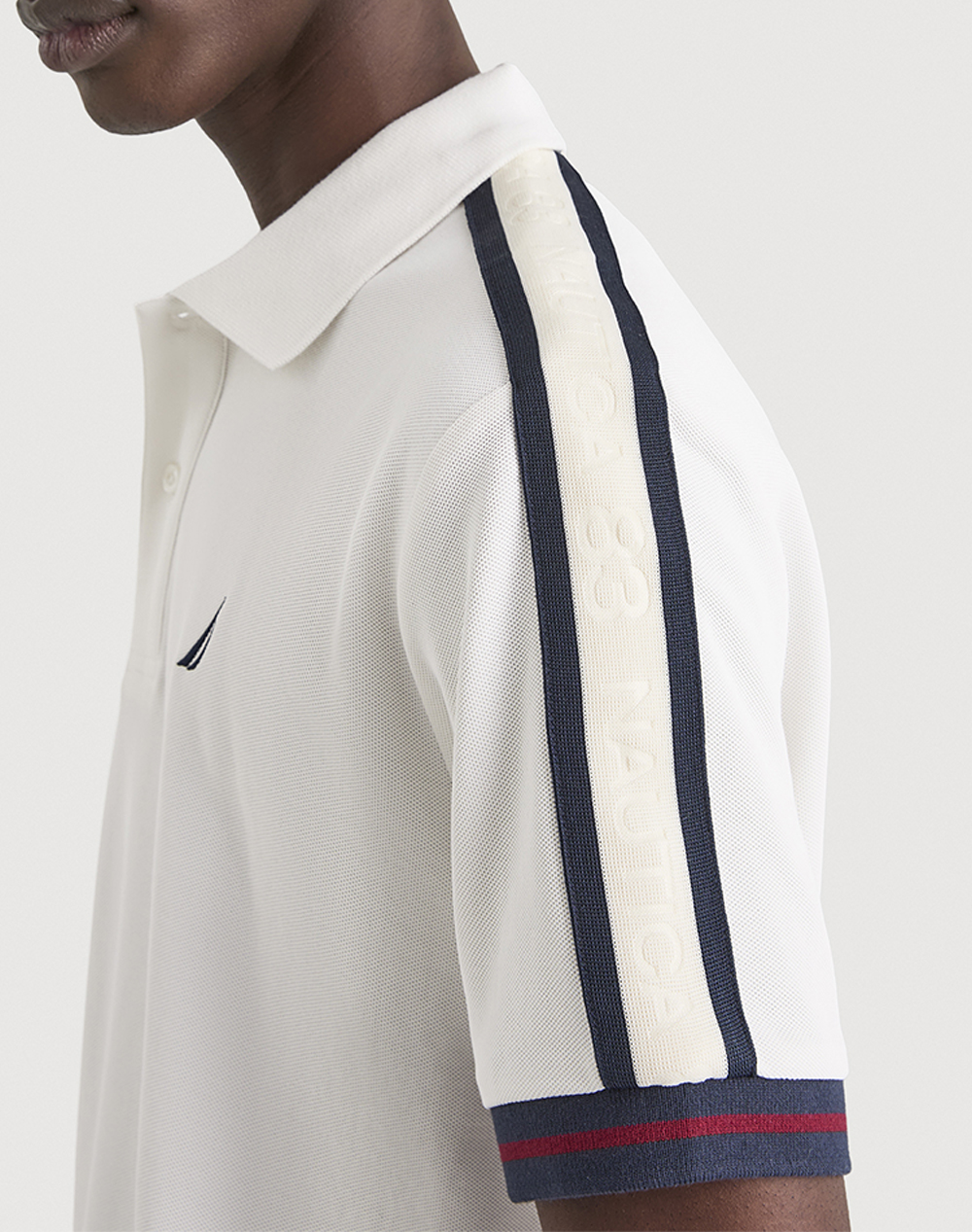 Nautica Μπλούζα Πολο Κμ Thames B T Polo Shirt 3Ncn1V04182-904 Offwhite ανδρικά ρούχα μπλούζες Politikos Shop Πολιτικός