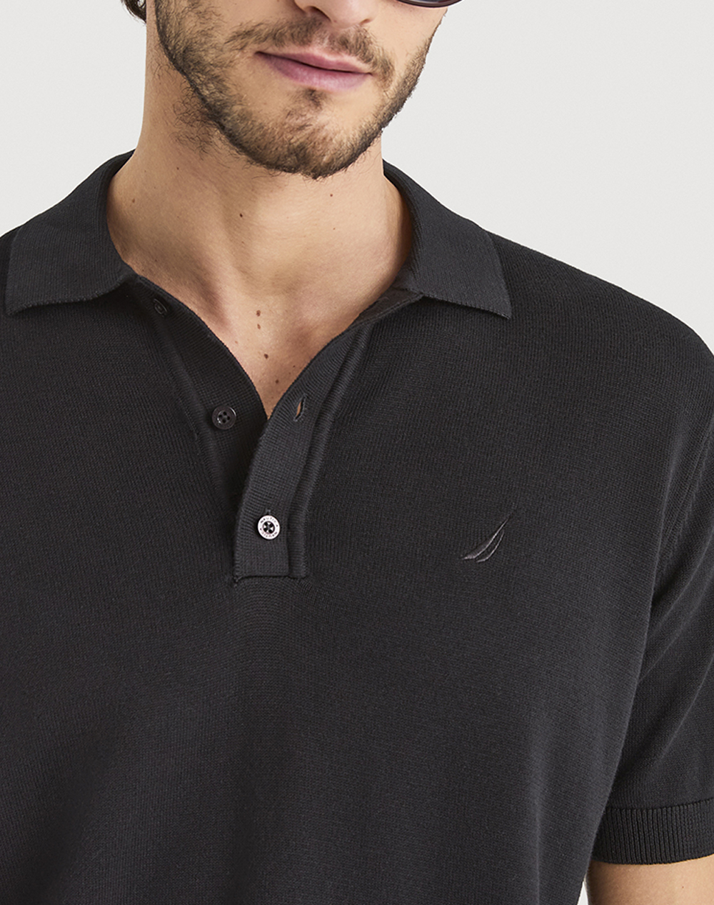 Nautica Μπλούζα Πολο Κμ Olas Ss Polo 3Ncn1V03968-011 Black ανδρικά ρούχα μπλούζες Politikos Shop Πολιτικός