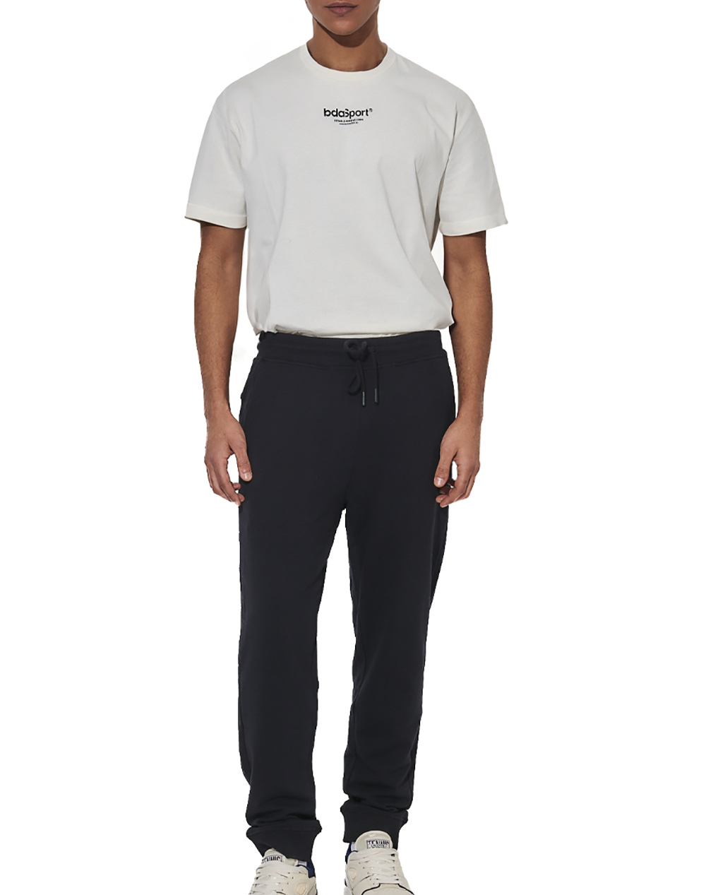 Body Action Men&Apos S Tapered Sweatpants 023626-01-Black Black ανδρικά ρούχα παντελόνια Φορμας Politikos Shop Πολιτικός