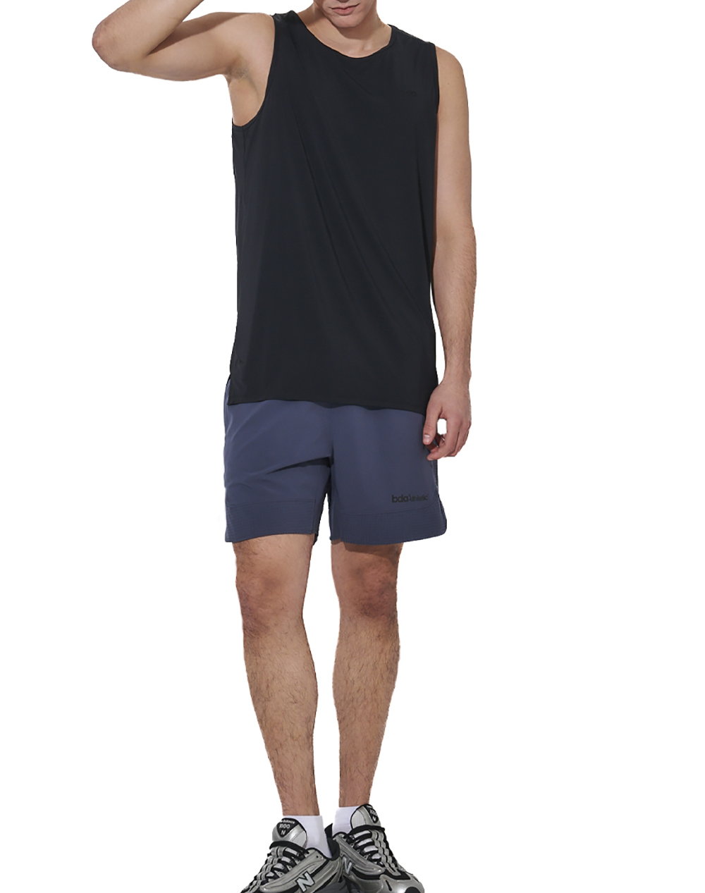 Body Action Men&Apos S Training Shorts 033619-01-Blue Grey Darkblue ανδρικά αθλητικά ρούχα Σορτς Βερμουδα Politikos Shop Πολιτικός