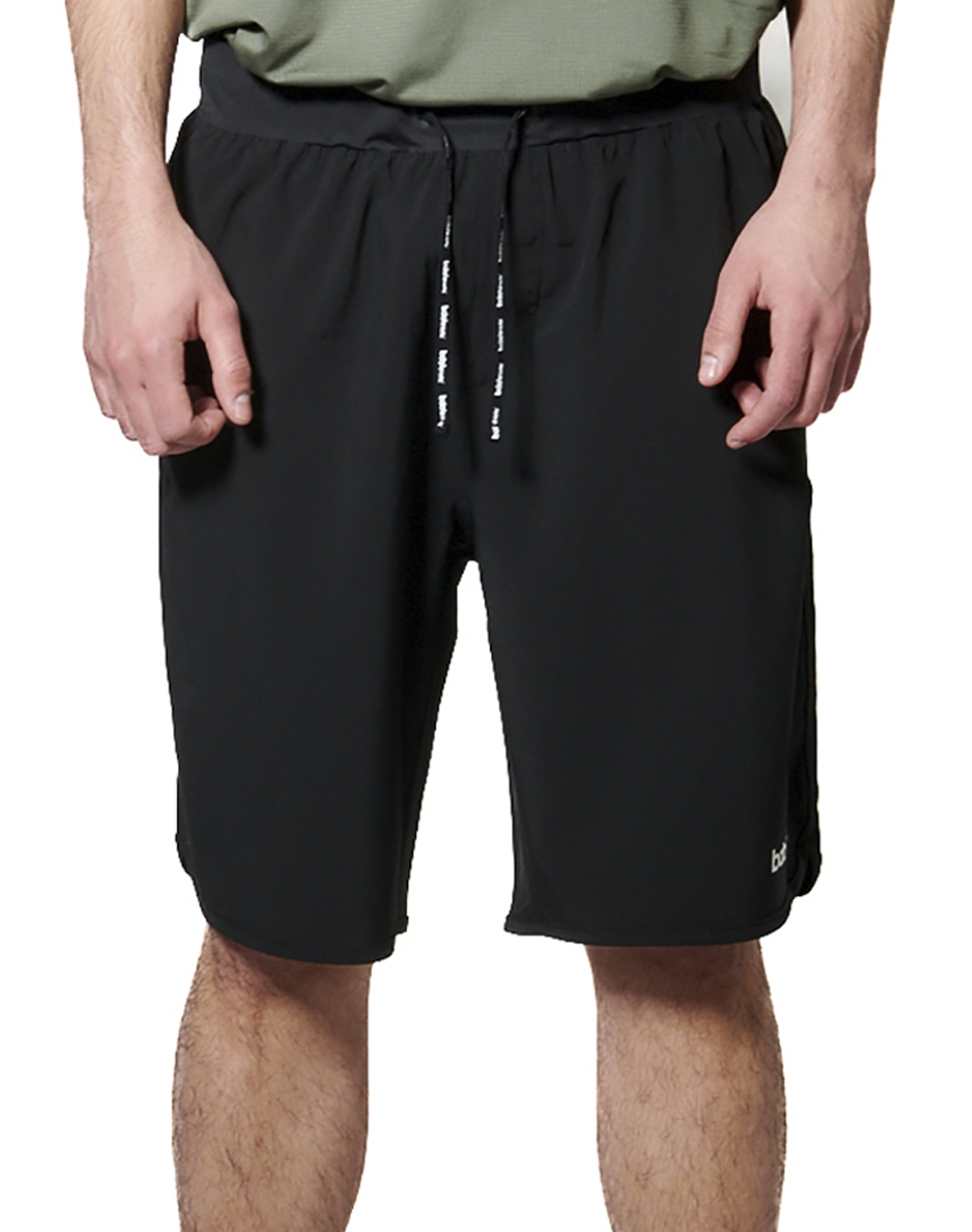 BODY ACTION MEN''S WORKOUT SHORTS 033620-01-BLACK Black