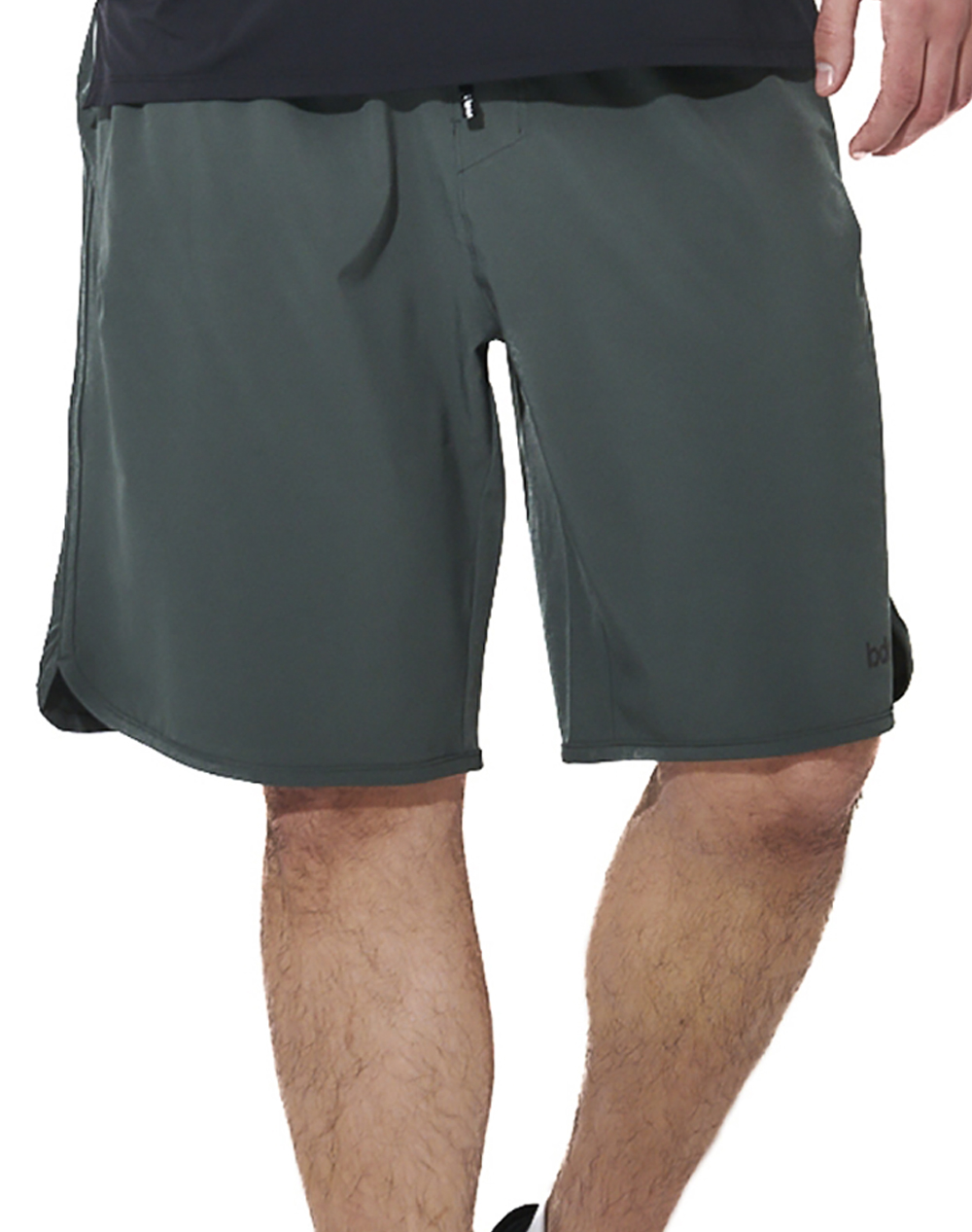 BODY ACTION MEN''S WORKOUT SHORTS 033620-01-STONE KHAKI Khaki