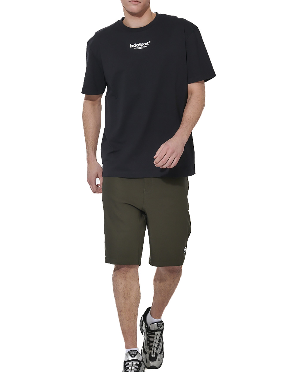 Body Action Men&Apos S Tech Stretch Shorts 033622-01-Dark Khaki ανδρικά ρούχα Σορτς Βερμουδες Chinos Politikos Shop Πολιτικός