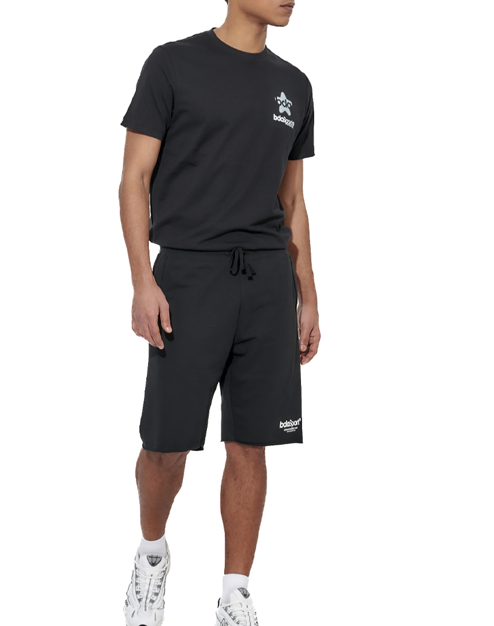 BODY ACTION MEN''S SPORTSWEAR SHORTS 033618-01-BLACK Black φωτογραφία