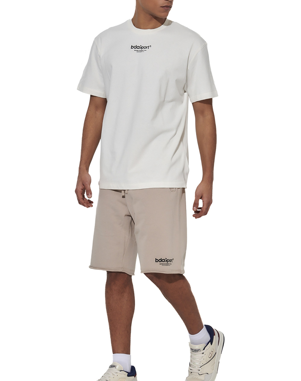 Body Action Men&Apos S Sportswear Shorts 033618-01-Taupe Grey Gray ανδρικά αθλητικά ρούχα Σορτς Βερμουδα Politikos Shop Πολιτικός