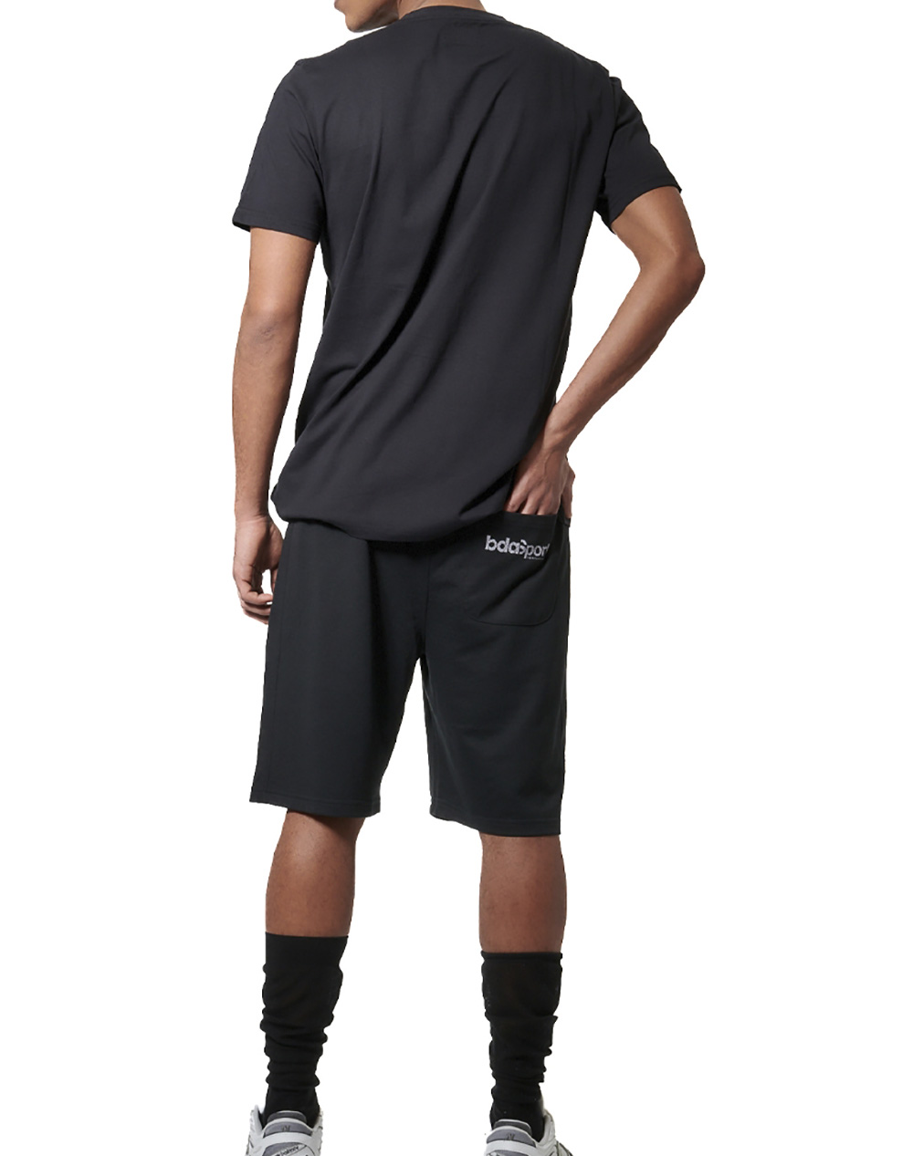 BODY ACTION MEN''S LOGO T-SHIRT 053616-01-BLACK Black φωτογραφία