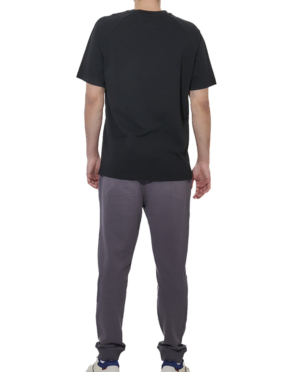 BODY ACTION MEN''S REGULAR FIT TECH PIQUE T-SHIRT 053626-01-BLACK Black φωτογραφία