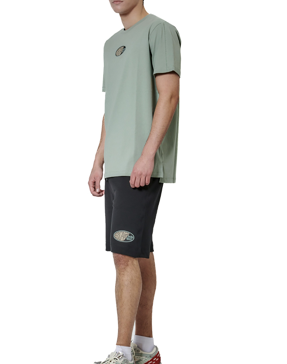 Body Action Men&Apos S Graphic T-Shirt 053628-01-Pistachio Green Lightgreen ανδρικά ρούχα μπλούζες Politikos Shop Πολιτικός