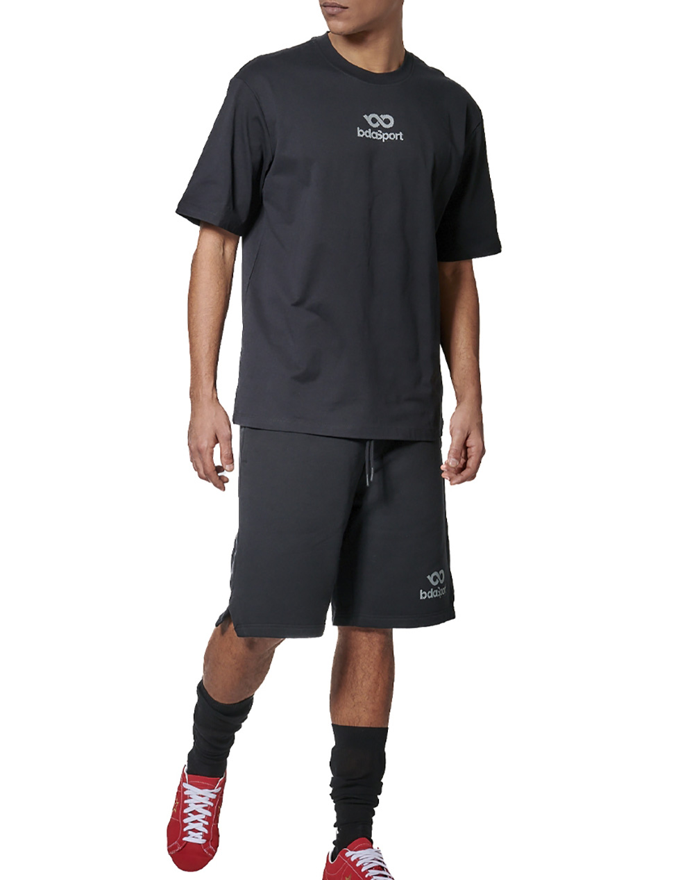 Body Action Men&Apos S High-Density Logo T-Shirt 053621-01-Black Jetblack ανδρικά ρούχα μπλούζες Politikos Shop Πολιτικός