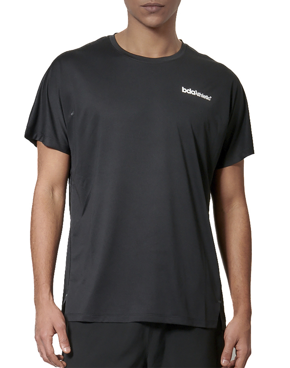 BODY ACTION MEN''S WORKOUT T-SHIRT 053620-01-BLACK Black