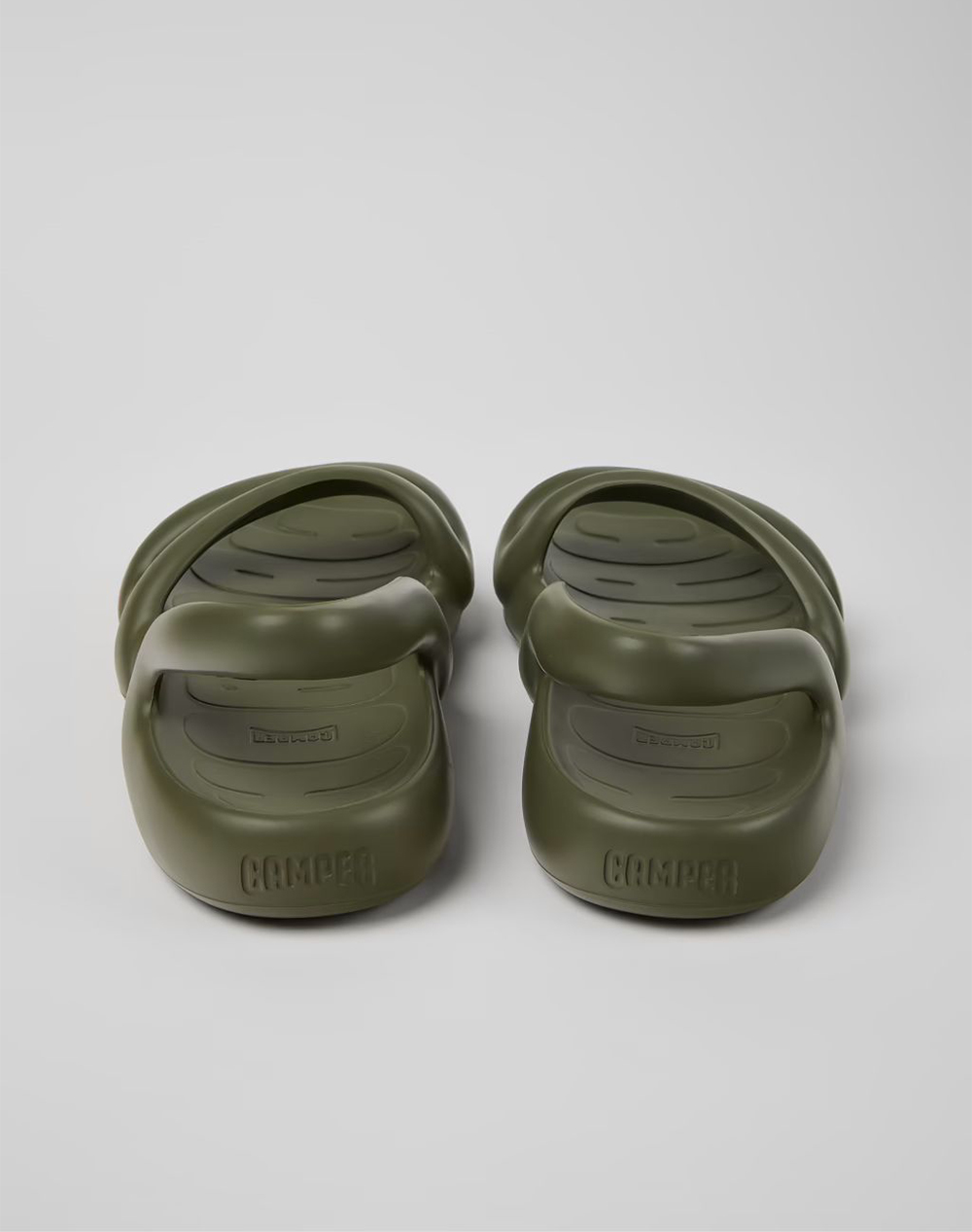 Camper Kobarah Flat Bio Romero Matt K100957-018-018 Khaki ανδρικά παπούτσια Πεδιλα Politikos Shop Πολιτικός
