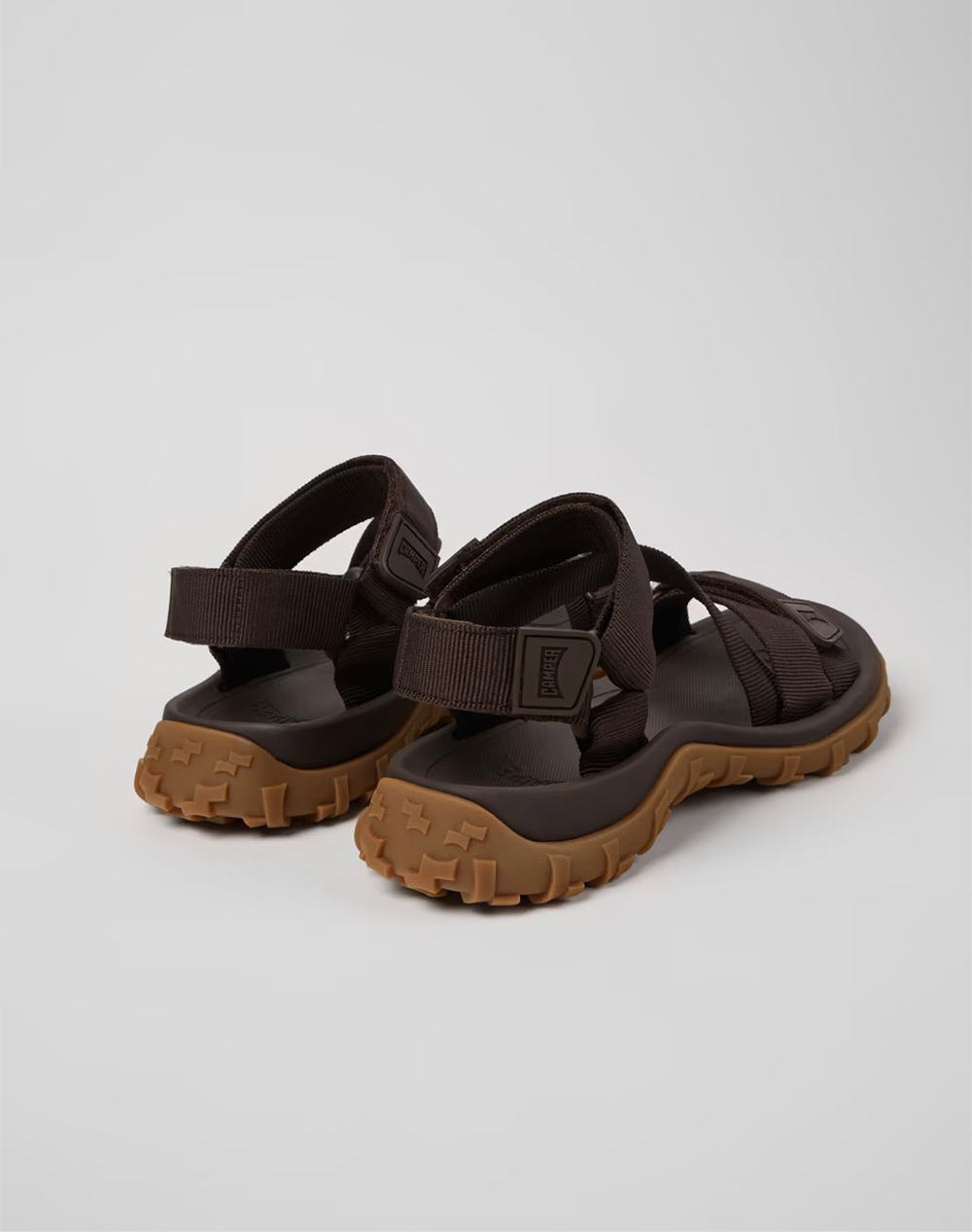 Camper Webbing Ebony Dtrailsand Ebony-Miel K101039-007-007 Brown ανδρικά παπούτσια Πεδιλα Politikos Shop Πολιτικός