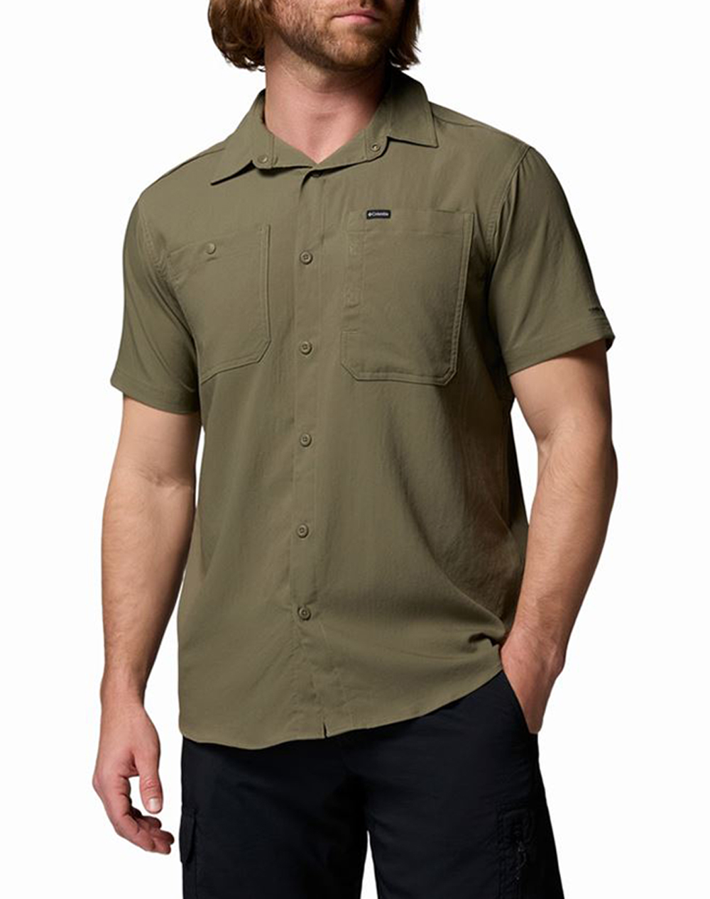 COLUMBIA Ανδρικό Πουκάμισο Silver Ridge™ Utility II SS Shirt CD33-2157323-397 Khaki