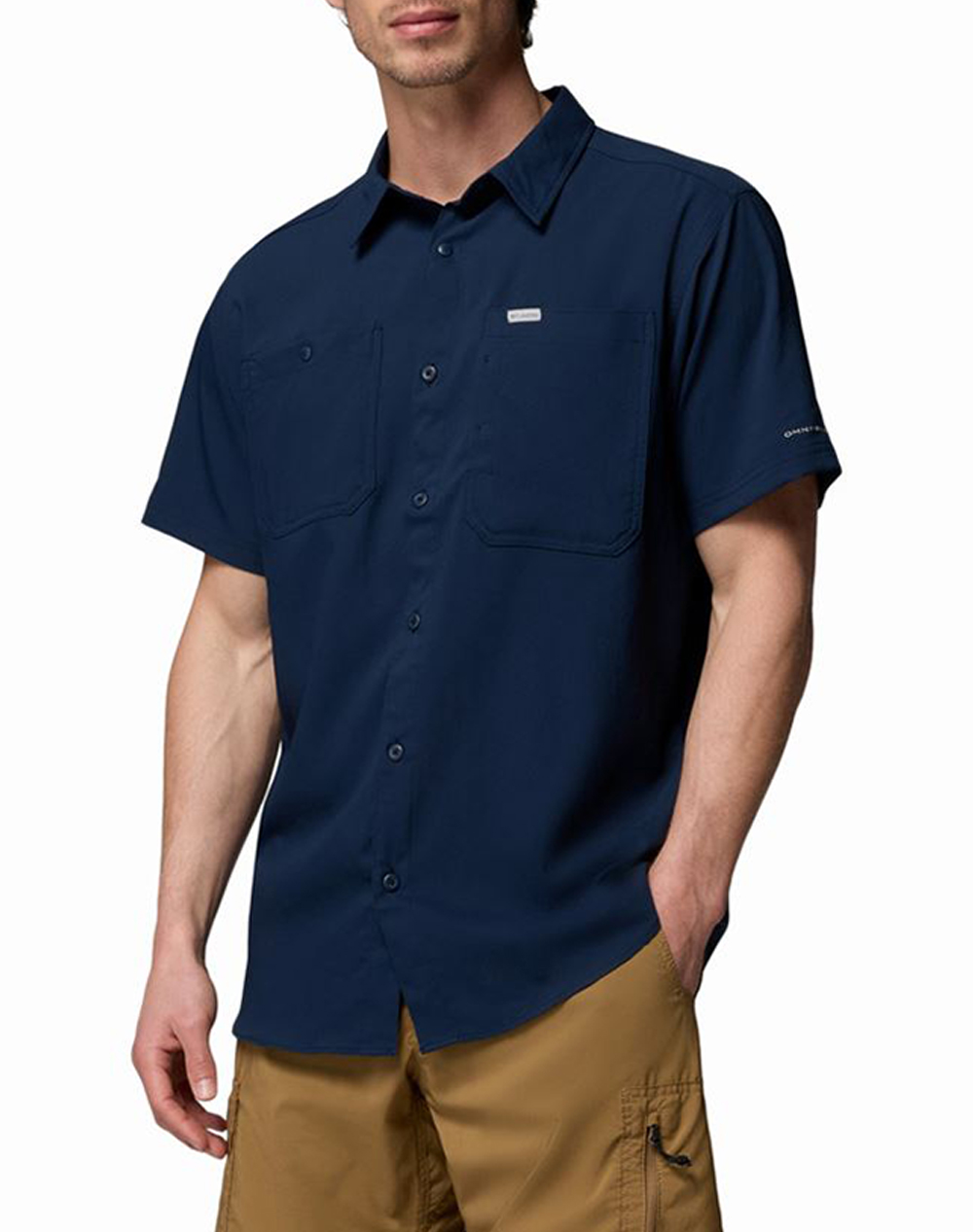 COLUMBIA Ανδρικό Πουκάμισο Silver Ridge™ Utility II SS Shirt CD33-2157323-464 NavyBlue