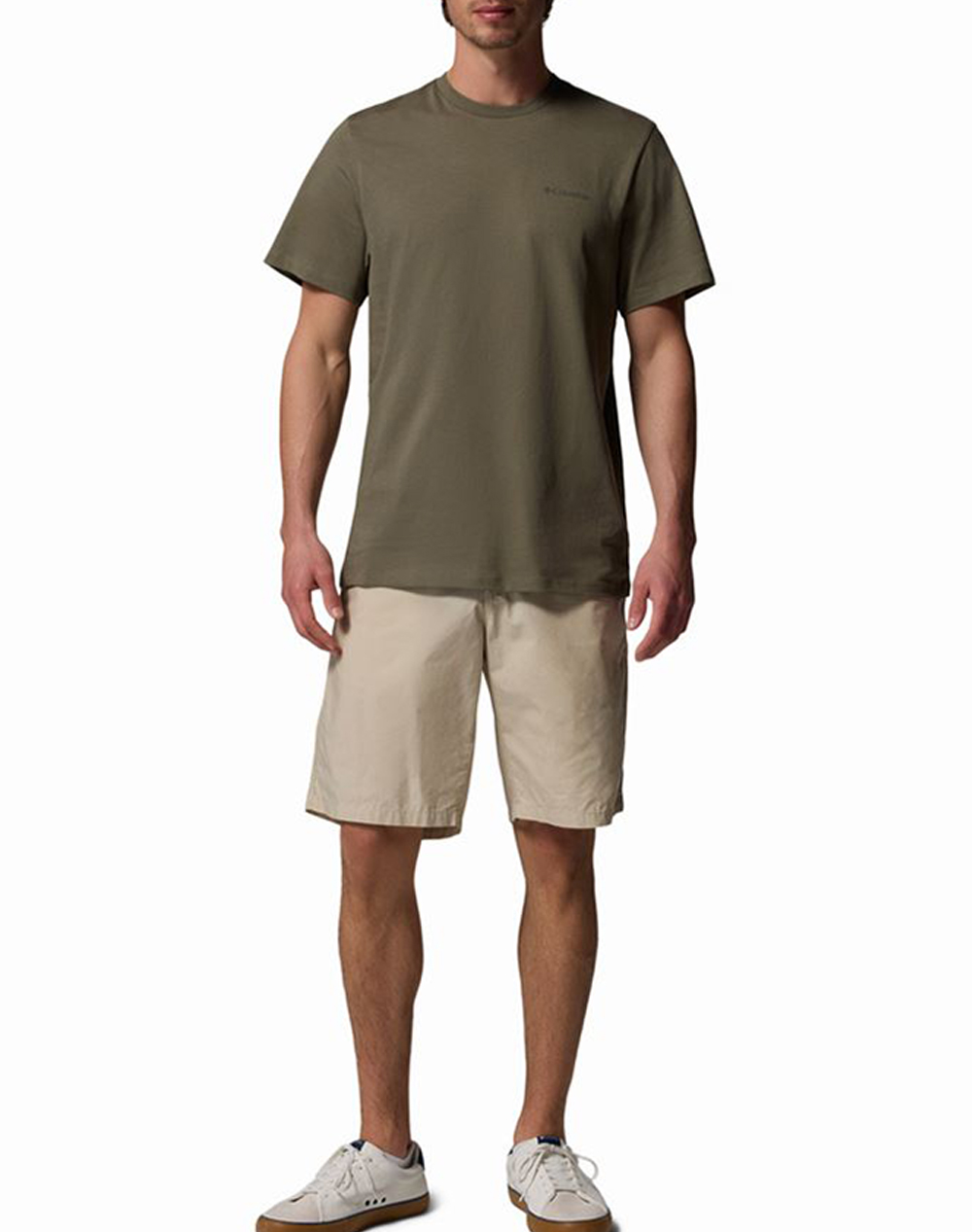 Columbia Ανδρική Μπλούζα Csc Logo Back Tee Ce33-2155011-398 Darkgreen ανδρικά ρούχα μπλούζες T-Shirt Politikos Shop Πολιτικός
