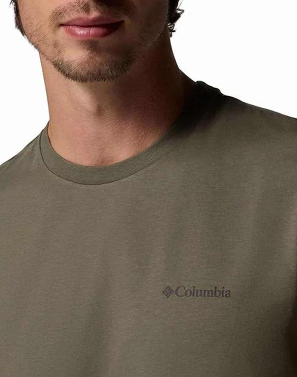 Columbia Ανδρική Μπλούζα Csc Basic Tee Ce33-2154991-397 Khaki ανδρικά ρούχα μπλούζες T-Shirt Politikos Shop Πολιτικός