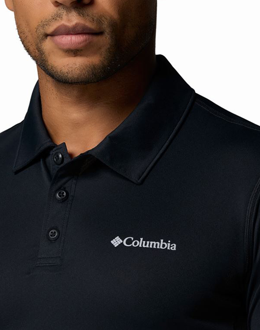 Columbia Ανδρική Μπλούζα Zero Rules Light Polo Ce34-2118551-011 Jetblack ανδρικά ρούχα μπλούζες Politikos Shop Πολιτικός
