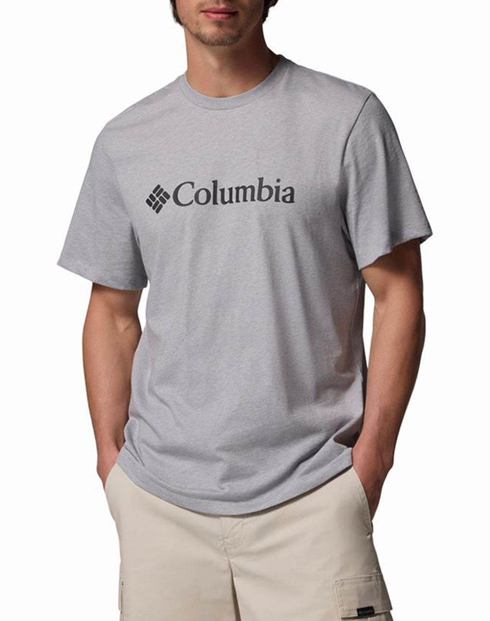 COLUMBIA Ανδρική Μπλούζα CSC Basic Logo™ Tee CE33-2155001-039 LightGray