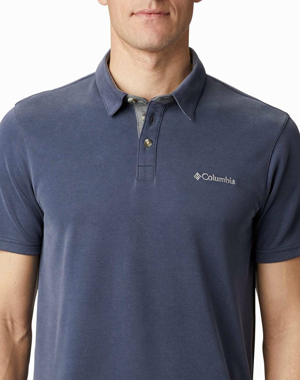 Columbia Ανδρικό Nelson Point Polo Ce34-Eo0035-464 Navyblue ανδρικά ρούχα μπλούζες Politikos Shop Πολιτικός