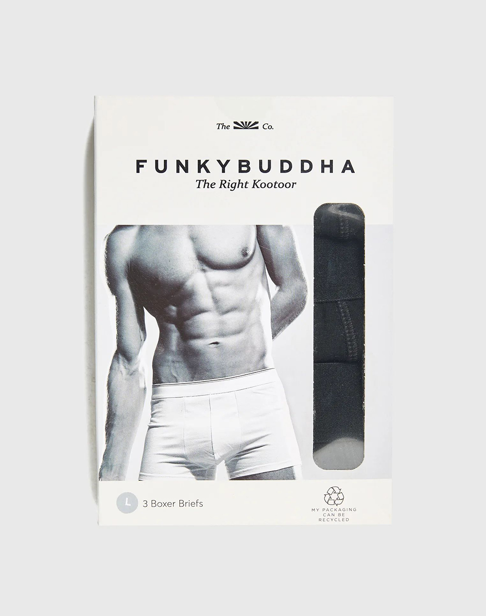 Funky Buddha Underwear Socks Fbm013-080-10-Black Black ανδρικά εσώρουχα Σλιπ Μποξερ Politikos Shop Πολιτικός