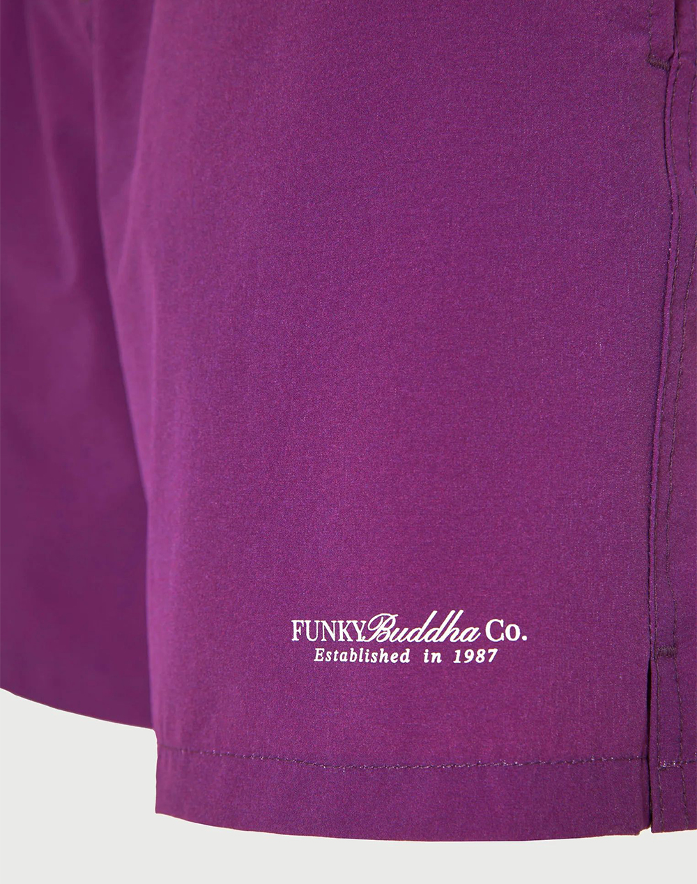 Funky Buddha Swimwear Fbm013-001-16-Wine Berry Darkpurple ανδρικά ρούχα μαγιό Σορτς Politikos Shop Πολιτικός