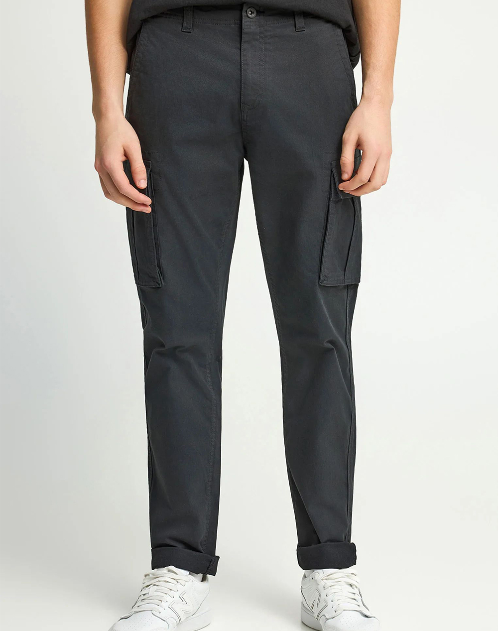 FUNKY BUDDHA Trousers FBM013-002-02-BLACK JetBlack