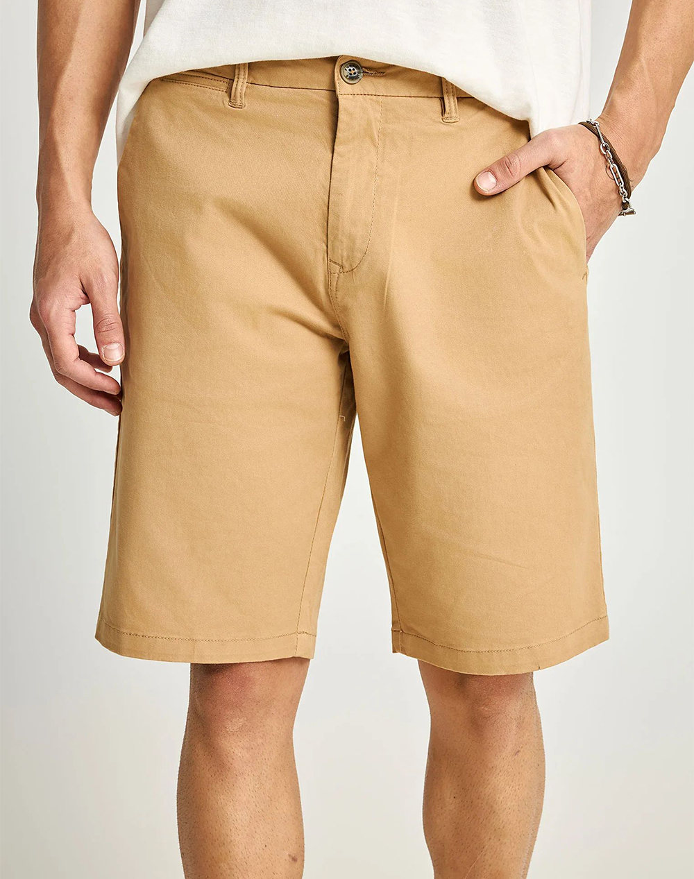 FUNKY BUDDHA Shorts FBM013-001-03-BEIGE Tan