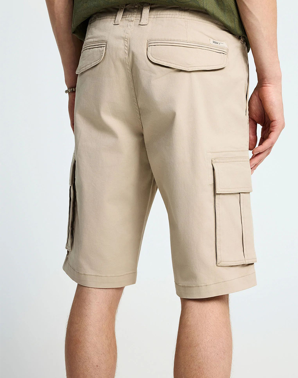FUNKY BUDDHA Shorts FBM013-002-03-GREIGE Biege φωτογραφία