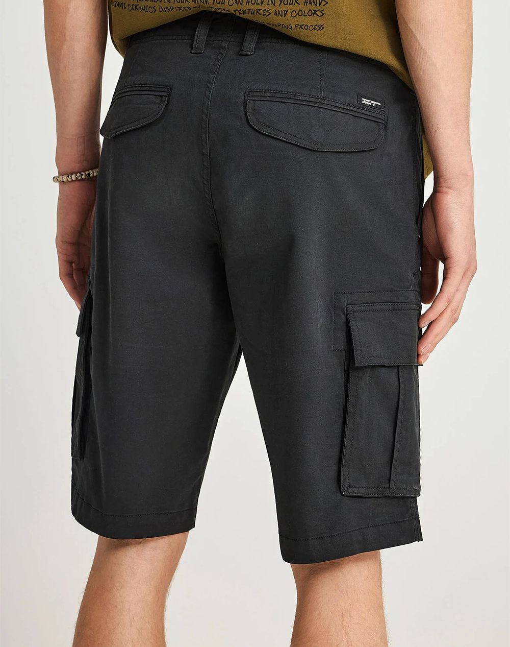 FUNKY BUDDHA Shorts FBM013-002-03-BLACK Black φωτογραφία