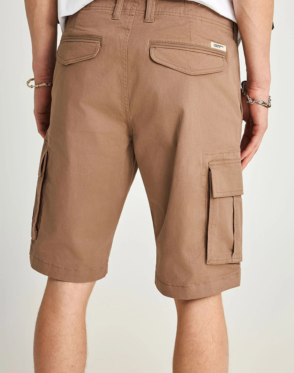 FUNKY BUDDHA Shorts FBM013-002-03-CIGAR Brown φωτογραφία