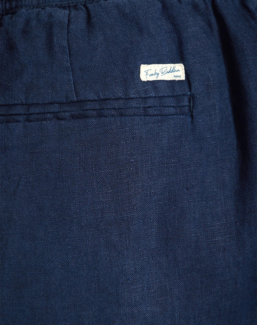 Funky Buddha Shorts Fbm013-009-03-Navy Darkblue ανδρικά ρούχα Σορτς Βερμουδες Chinos Politikos Shop Πολιτικός