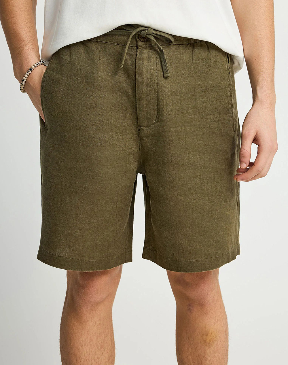 FUNKY BUDDHA Shorts FBM013-009-03-KHAKI Khaki