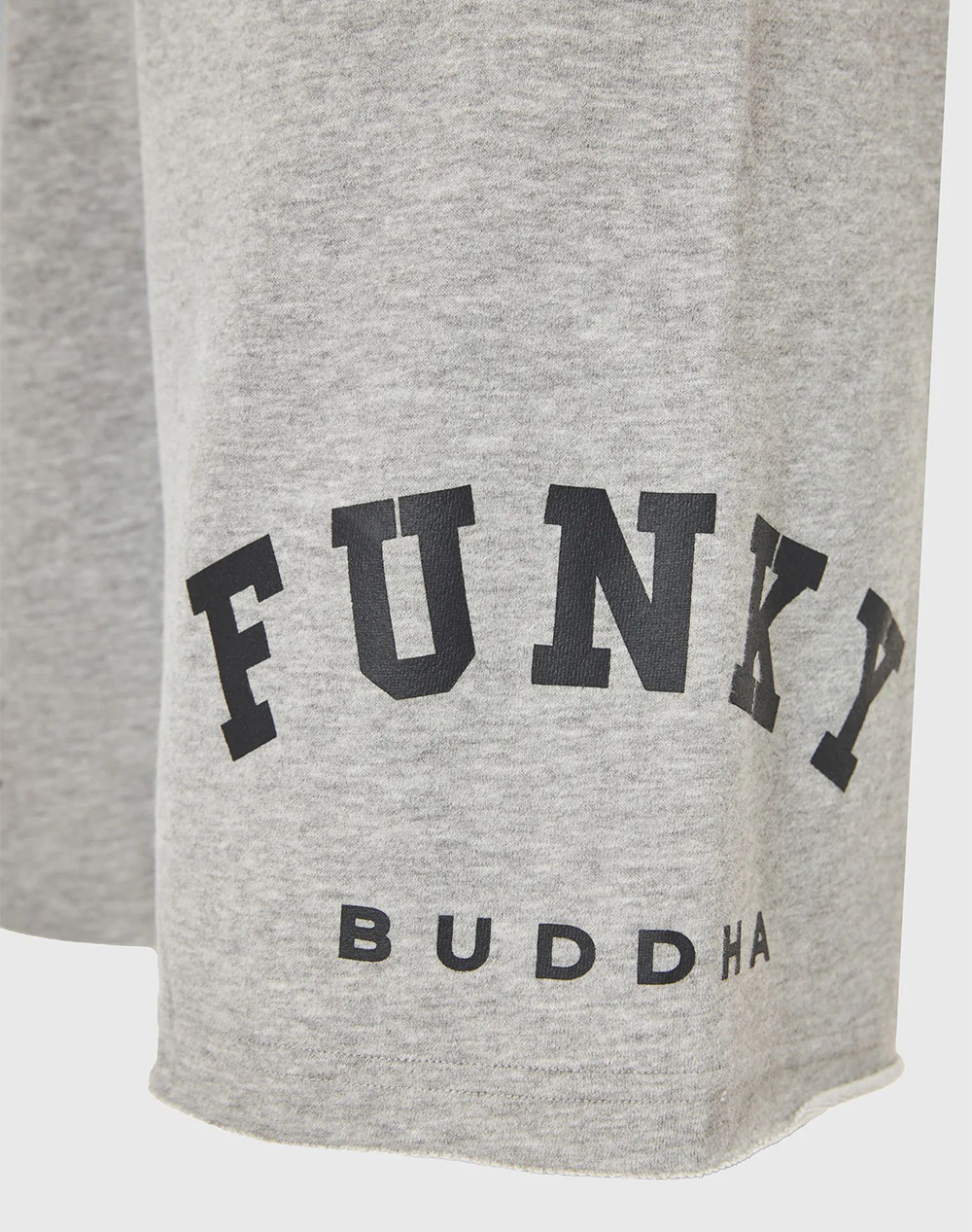 Funky Buddha Shorts Fbm013-051-03-Grey Mel Gray ανδρικά αθλητικά ρούχα Σορτς Βερμουδα Politikos Shop Πολιτικός