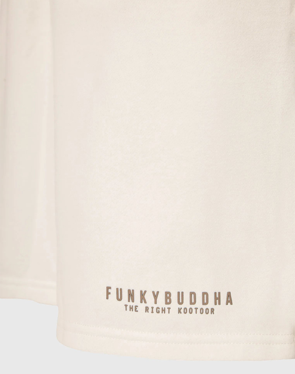 Funky Buddha Shorts Fbm013-050-03-Cloud Cream ανδρικά αθλητικά ρούχα Σορτς Βερμουδα Politikos Shop Πολιτικός