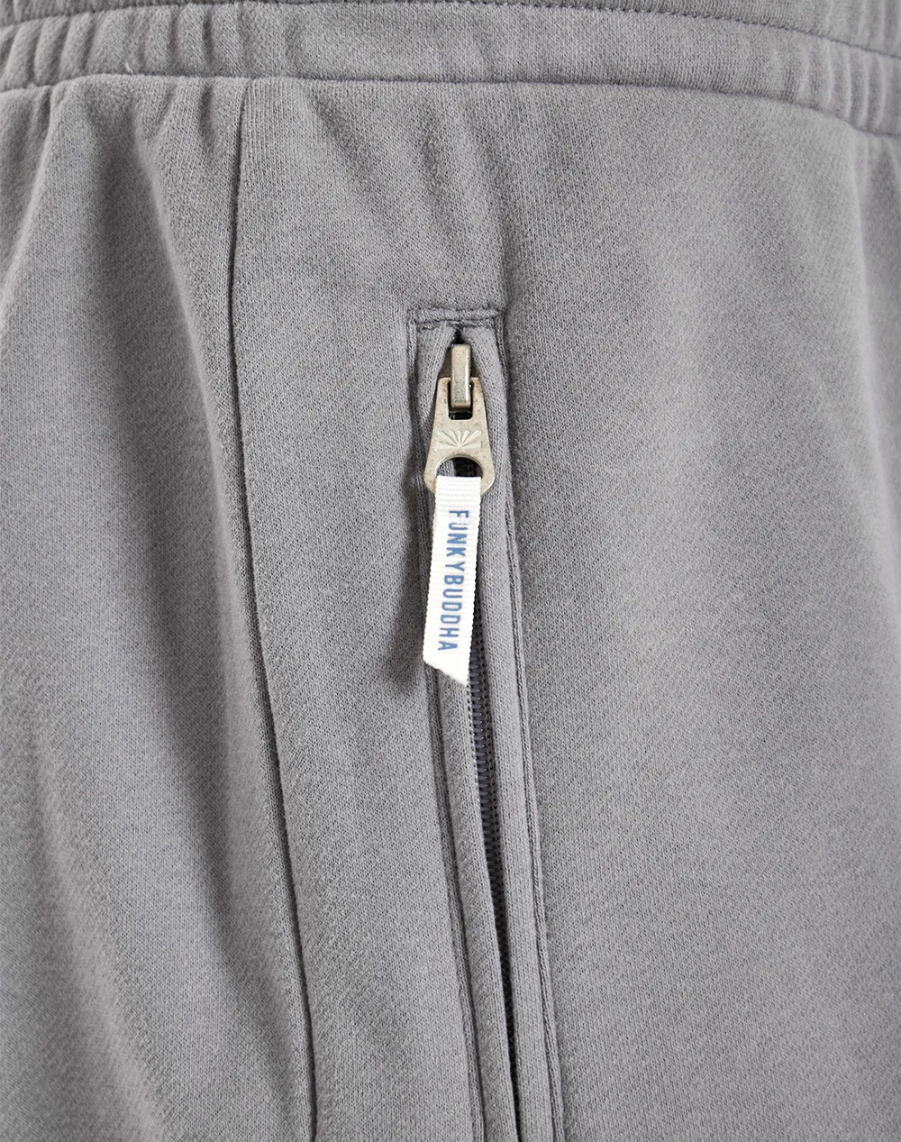 Funky Buddha Shorts Fbm013-050-03-Steel Grey Gray ανδρικά αθλητικά ρούχα Σορτς Βερμουδα Politikos Shop Πολιτικός