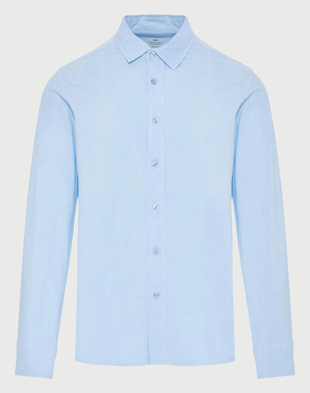 FUNKY BUDDHA Shirts FBM013-051-05-LT BLUE LightBlue